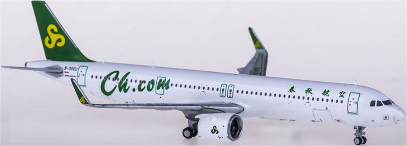 JC Wings 1:400 Spring Airlines Airbus A321neo B-30EU Diecast Model view 3