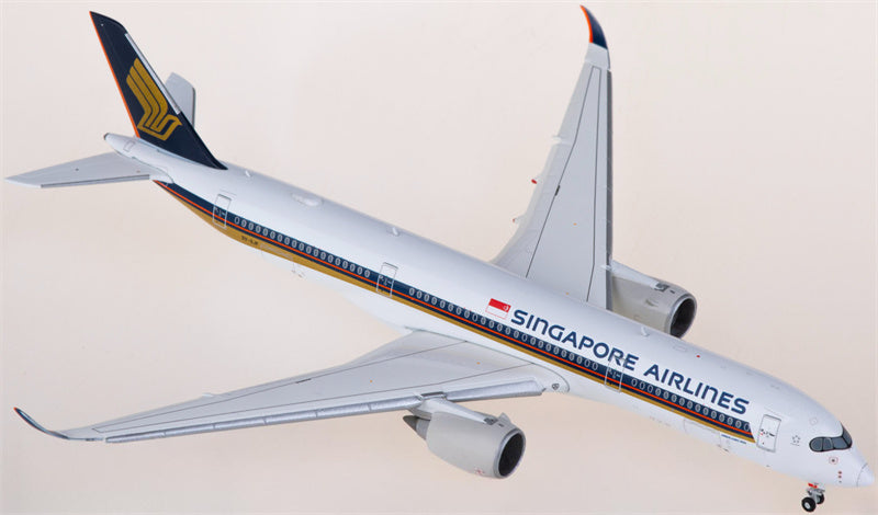 JC Wings Singapore Airlines Airbus A350-900XWB 9V-SJF Flaps Down 1:400 Diecast Model view 4