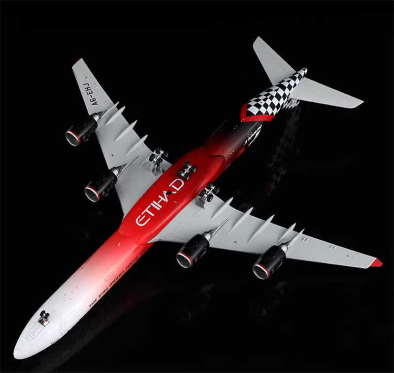 SQ Wings Etihad Airways Airbus A340-600 A6-EHJ 2014 1:200 Aircraft Model