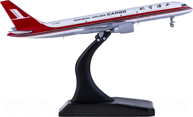 JC Wings Shanghai Airlines Cargo for Boeing 757-200F B-2808 1:400 Airplane Pre-built Airliner Model Display