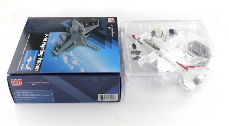 HOBBY MASTER F16D Fighting Falcon Thunderbirds No.7 plane USAF Nellis AFB 2017 1:72 Aircraft Pre-built Model
