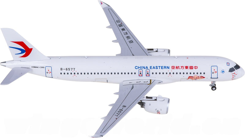 Panda China Eastern Airlines Comac C919 B-657T 1:400 Diecast Model view 2
