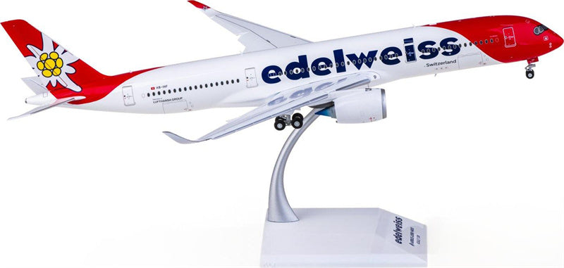 JC Wings Edelweiss Air Airbus A350-900XWB HB-IHC Flaps Down 1:200 Aircraft Model