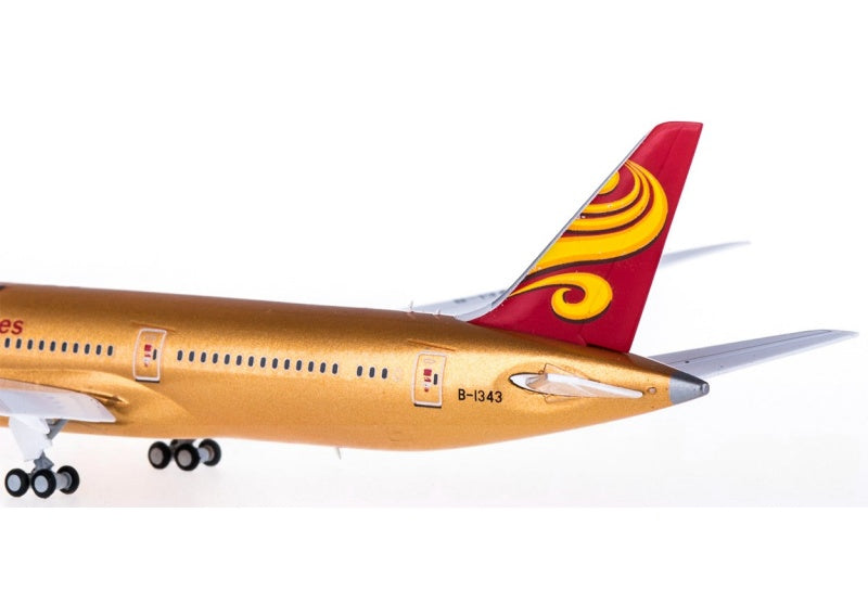 JC Wings Hainan Airlines Boeing 787-9 B-1343 Flaps down 1:400 Aircraft Pre-built Airliner Model Display