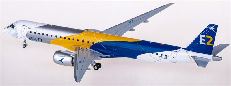 Herpa Embraer ERJ-195-E2 PR-ZIJ for Profit Hunter - Golden Eagle 1:200 Airplane Pre-built Airliner Model Display