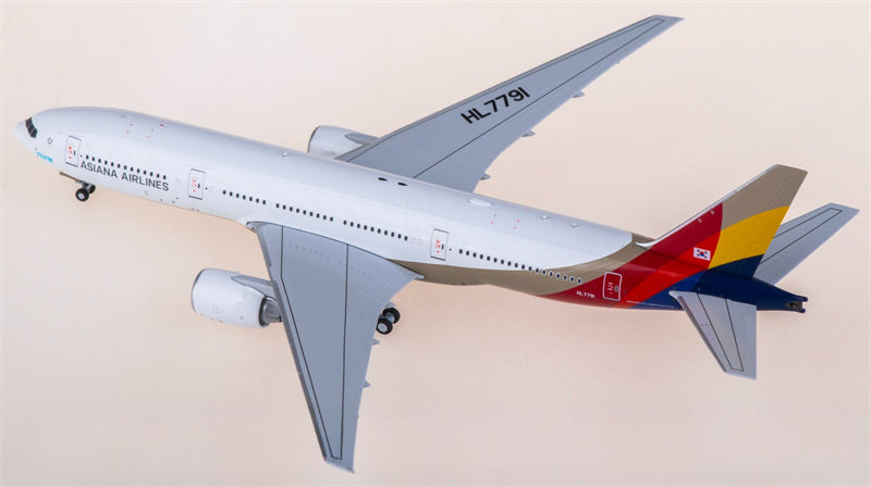 NG Models Asiana for Boeing 777-200ER HL7791 1:400 Airplane Pre-built Airliner Model Display