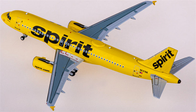 NG Models Spirit Airlines Airbus A320 N697NK 1:400 Diecast Model view 4