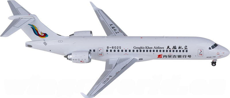 NG Models Genghis Khan Airlines for COMAC ARJ21-700 B-602S 1:200 Airplane Pre-built Airliner Model Display