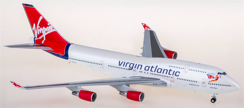 JC Wings Virgin Atlantic for Boeing 747-400 G-VBIG 1:200 Airplane Pre-built Airliner Model Display