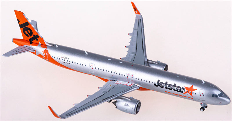 JC Wings Jetstar for Airbus A321neo JA26LR 1:400 Airplane Pre-built Airliner Model Display