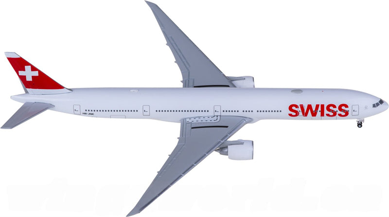Herpa Swiss for Boeing 777-300ER HB-JNK 1:500 Airplane Pre-built Airliner Model Display