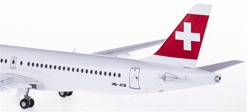 Herpa Swiss for Bombardier CS300 HB-JCB 1:200 Airplan Pre-built Airliner Model Display