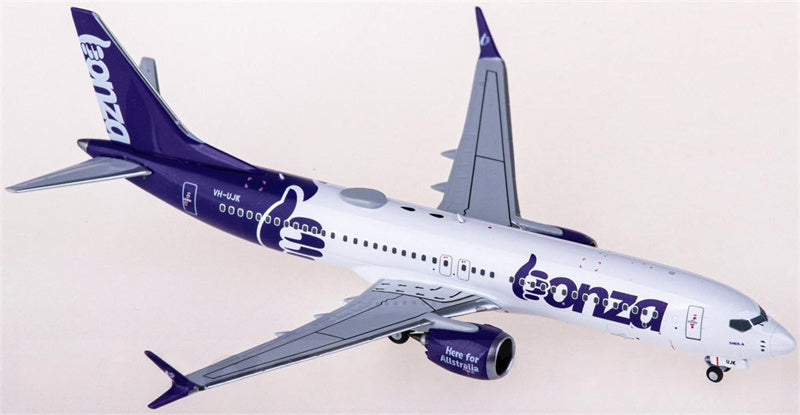 NG Models Bonza Boeing 737 MAX 8 VH-UJK 1:400 Diecast Model view 3
