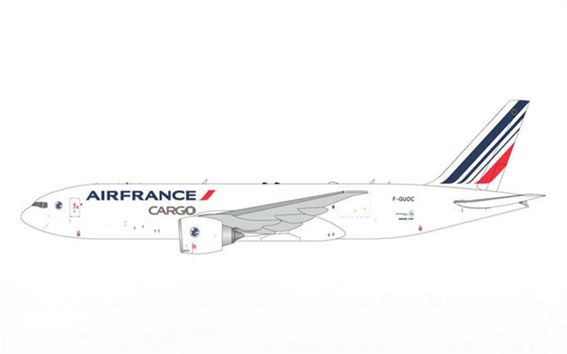 Geminijets Air France for Boeing 777-200LRF F-GUOC 1:400 Airplane Pre-built Airliner Model Display