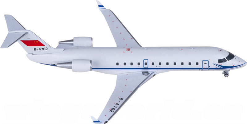 NG Models PLANAF for Bombardier CRJ200 for Challenger 800 B-4702 1:200 Airplane Pre-built Airliner Model Display