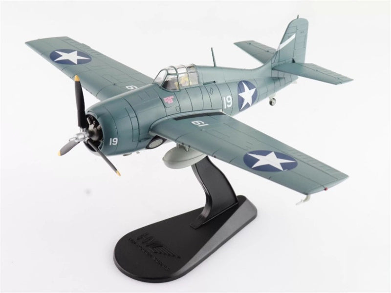 HOBBY MASTER F4F-4 Battle of Santa Cruz white 19 Lt. Swede Vejtasa VF-10 USS Enterprise Oct 1942 1:48 Airplane Pre-built Model