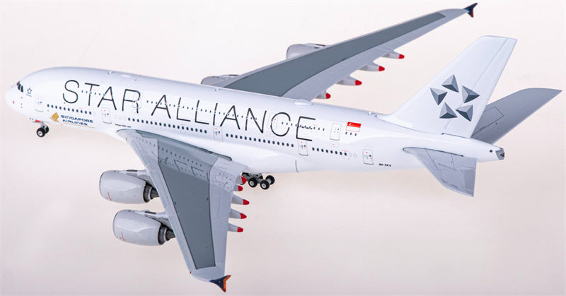 Phoenix Singapore Airlines for Airbus A380 9V-SKX Star Alliance 1:400 Airplane Pre-built Airliner Model Display
