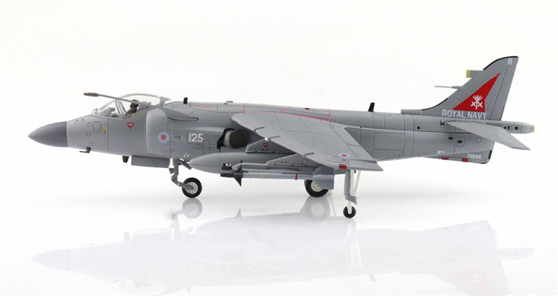 HOBBY MASTER Sea Harrier FA.2 ZH804 Royal Navy Fairford 2002 (w/ Sea Eagle missiles) 1:72 Aircraft Pre-built Model