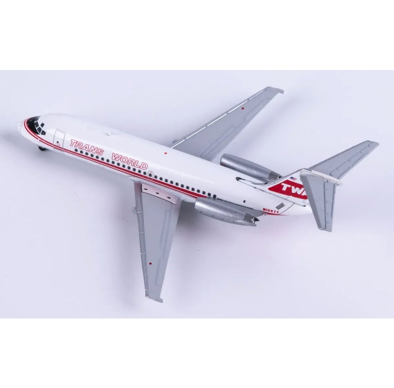 V1-400 1:400 TWA McDonnell Douglas DC-9-15 N1067T DIECAST Model