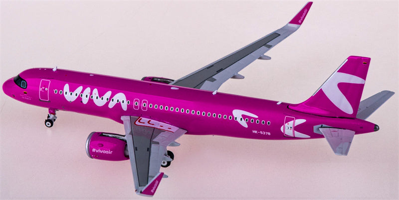 Phoenix Viva Air Colombia for Airbus A320neo HK-5378 1:400 Airplane Pre-built Airliner Model Display