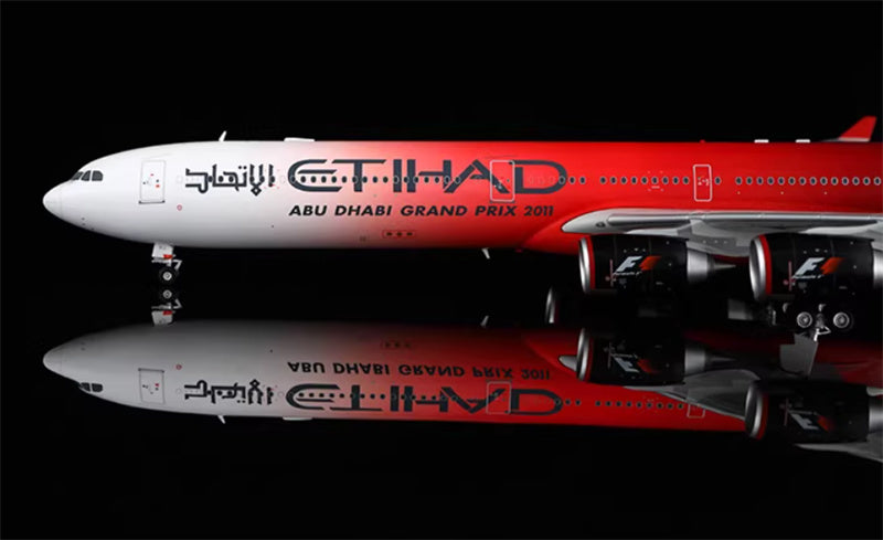 SQ Wings Etihad Airways Airbus A340-600 A6-EHJ 2011 1:200 Aircraft Model