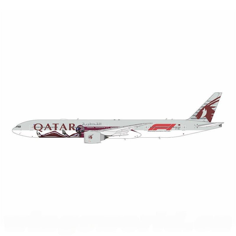 NG Models 1:400 Qatar Boeing 777-300ER A7-BEL Diecast Model view 1