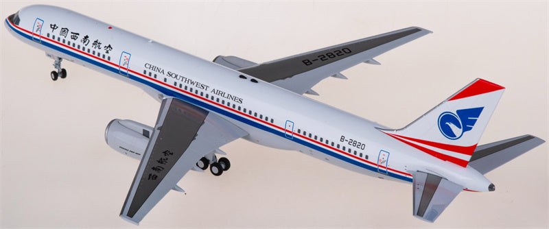 NG Models China Southwest Airlines for Boeing 757-200 B-2820 1:200 Airplane Pre-built Airliner Model Display