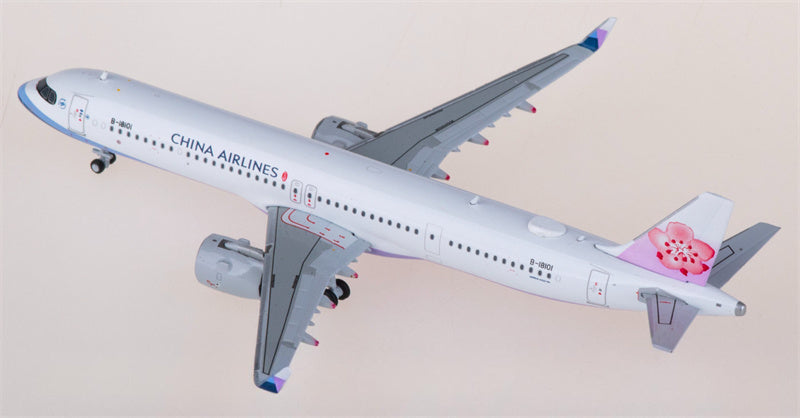 JC Wings China Airlines Airbus A321neo B-18101 1:400 Diecast Model view 4
