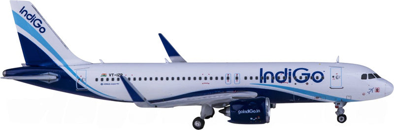 Phoenix Indigo for Airbus A320neo VT-IZR 1:400 Aircraft Pre-built Airliner Model Display