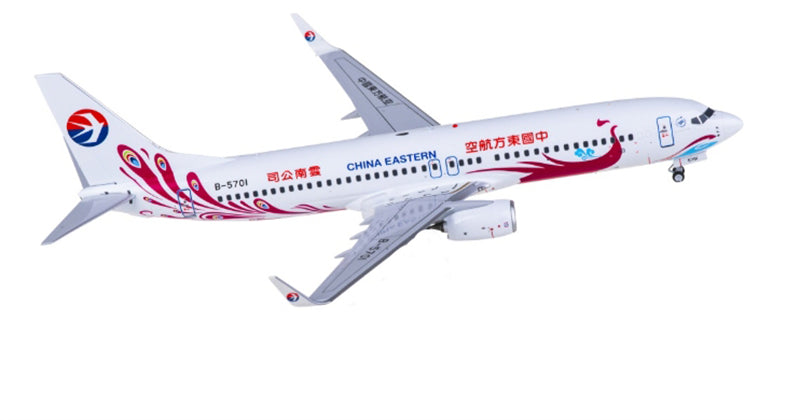 NG Models China Eastern Airlines for Boeing 737-800 B-5701 1:200 Aircraft Pre-built Airliner Model Display