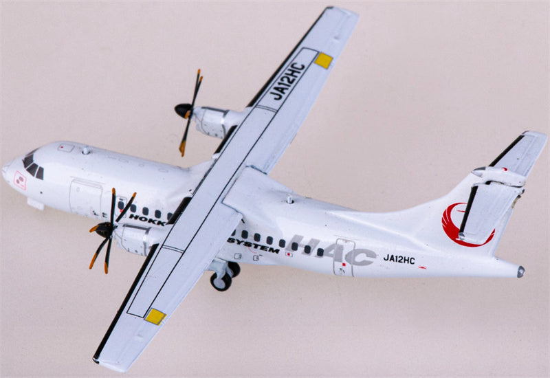 JC Wings Hokkaido Air System for ATR-42 JA12HC 1:400 Airplane Pre-built Airliner Model Display