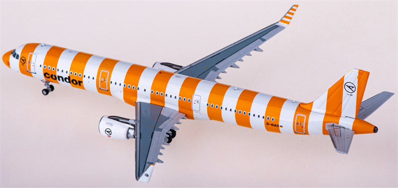 NG Models Condor for Airbus A321 D-AIAD 1:400 Airplane Pre-built Airliner Model Display