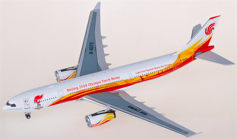 NG Models Air China Airbus A330-200 B-6075 1:400 Aircraft Pre-built Airliner Model Display