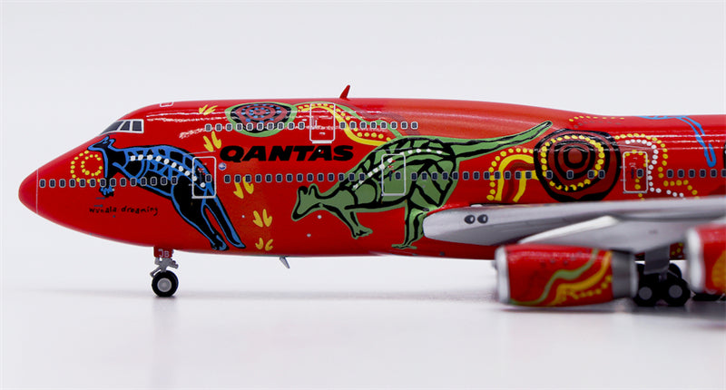 JC Wings 1:400 Qantas Boeing 747-400 VH-OJB Diecast Model view 7