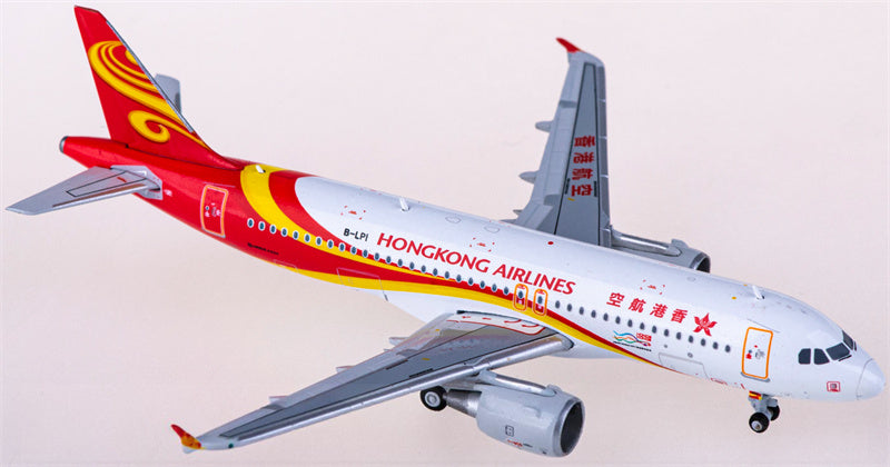 JC Wings Hong Kong Airlines Airbus A320 B-LPI 1:400 Diecast Model view 4