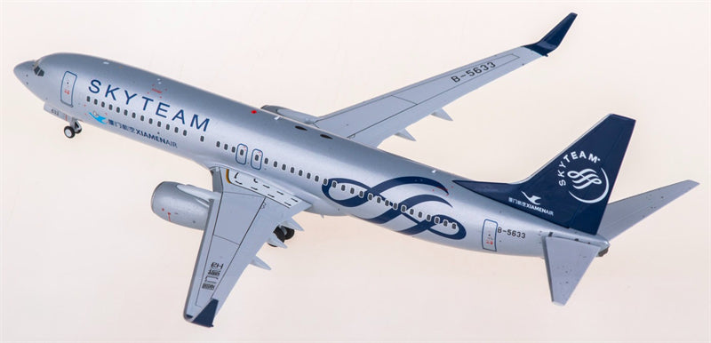 FLOZ XiamenAir Boeing 737-800 B-5633 Skyteam 1:200 Diecast Model view 3