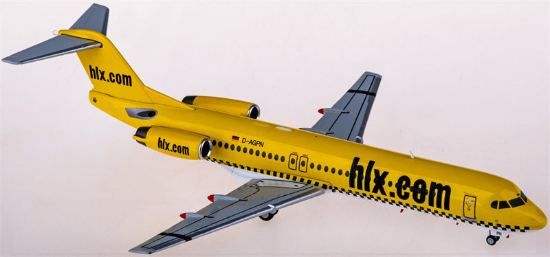 Herpa Hapag-Lloyd Express for Fokker 100 D-AGPN 1:200 Aircraft Pre-built Airliner Model Display