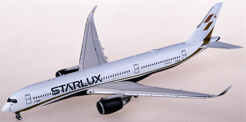 JC Wings Starlux Airlines for Airbus A350-900XWB B-58501 Flaps Down 1:400 Airplane Pre-built Airliner Model Display