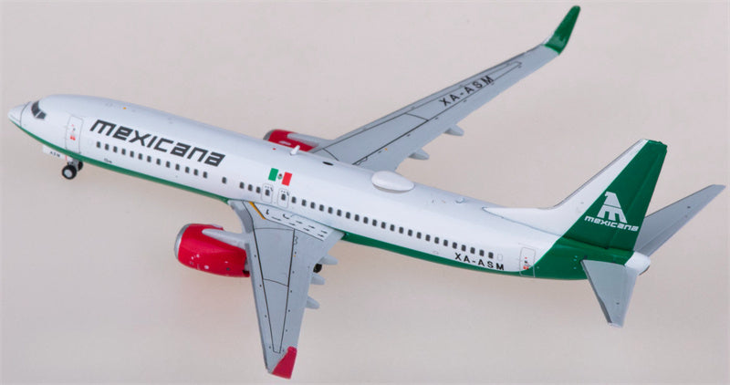 Geminijets Mexicana Boeing 737-800W XA-ASM 1:400 Diecast Model view 4