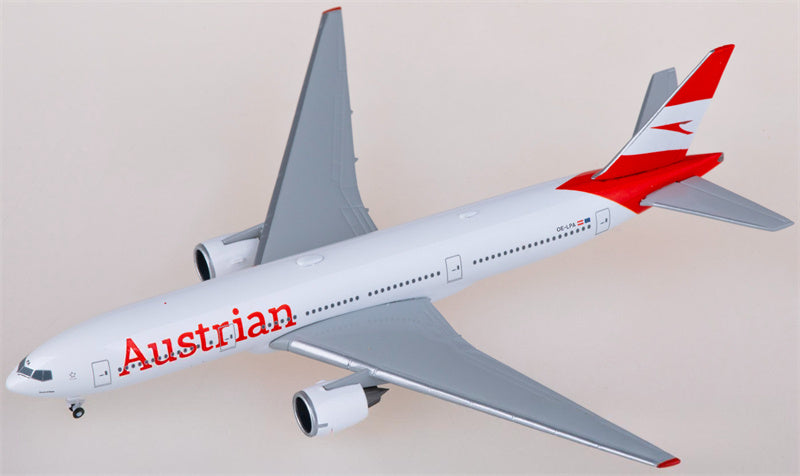 Herpa Austrian Airlines Boeing 777-200 OE-LPA 1:500 Diecast Model view 3