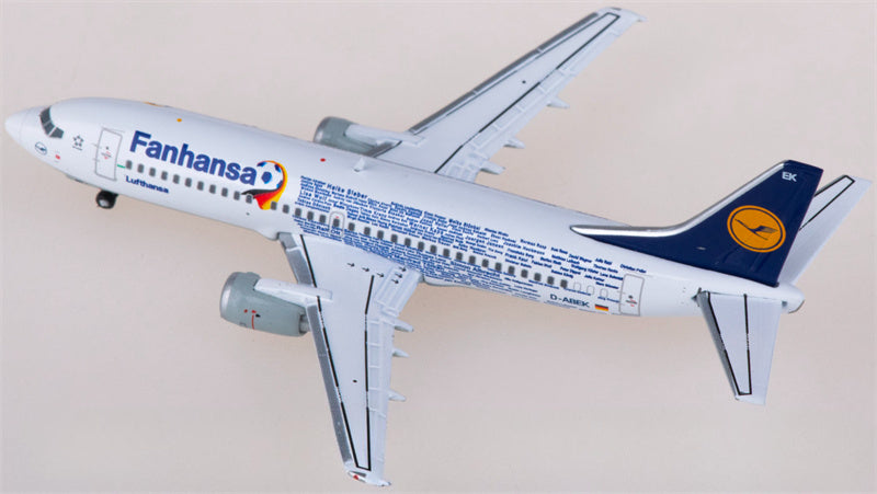 JC Wings Lufthansa Boeing 737-300 D-ABEK 1:400 Diecast Model view 4