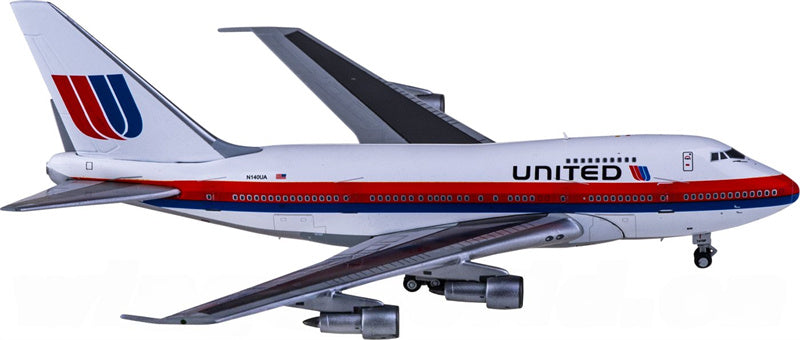 JC Wings United Airlines Boeing 747SP N140UA 1:400 Diecast Model view 4