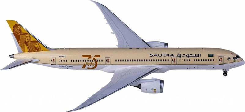 NG Models Saudia Boeing 787-9 HZ-ARE 75 Years 1:400 Diecast Model view 3