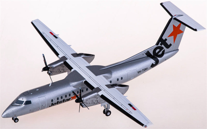 JC Wings Jetstar for Bombardier for Dash 8 Q300 VH-TQM 1:200 Airplane Pre-built Airliner Model Display