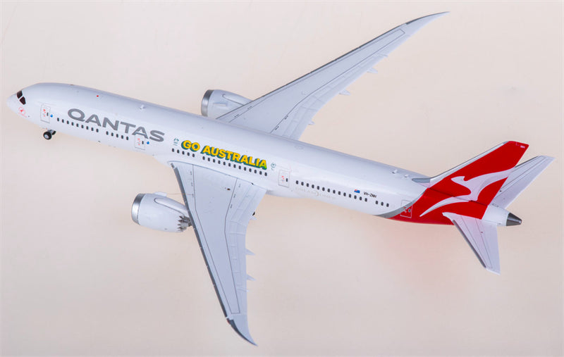 JC Wings Qantas Airways for Boeing 787-9 Dreamliner VH-ZNH 1:400 Airplane Pre-built Airliner Model Display