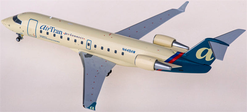 NG Models AirTran Airways for Bombardier CRJ200LR N449AW 1:200 Airplane Pre-built Airliner Model Display