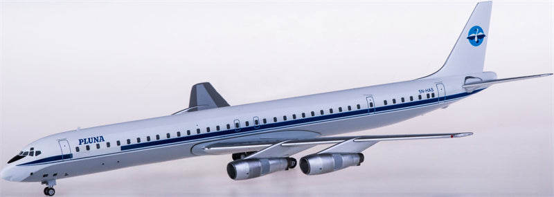 AeroClassics PLUNA for Douglas DC-8-61 5N-HAS 1:200 Aircraft Pre-built Airliner Model Display
