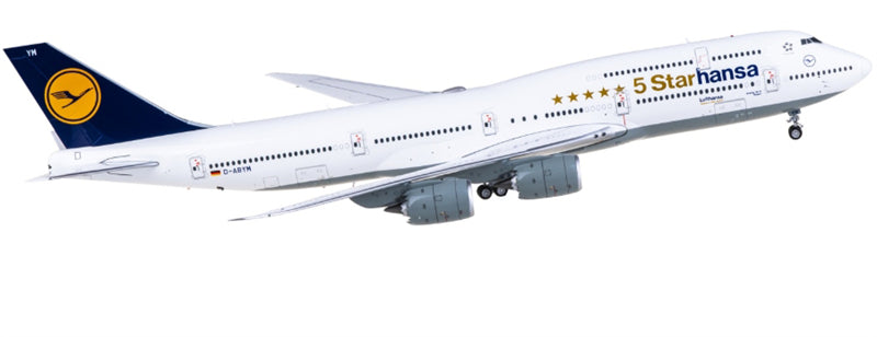 SQ Wings Lufthansa Boeing 747-8 D-ABYM 1:200 Diecast Model view 4