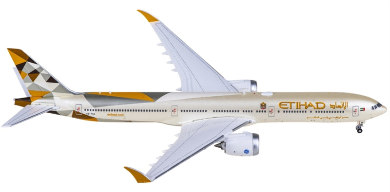 Geminijets Etihad Airways for Boeing 777-9X A6-FAA 1:400 Aircraft Pre-built Airliner Model Display
