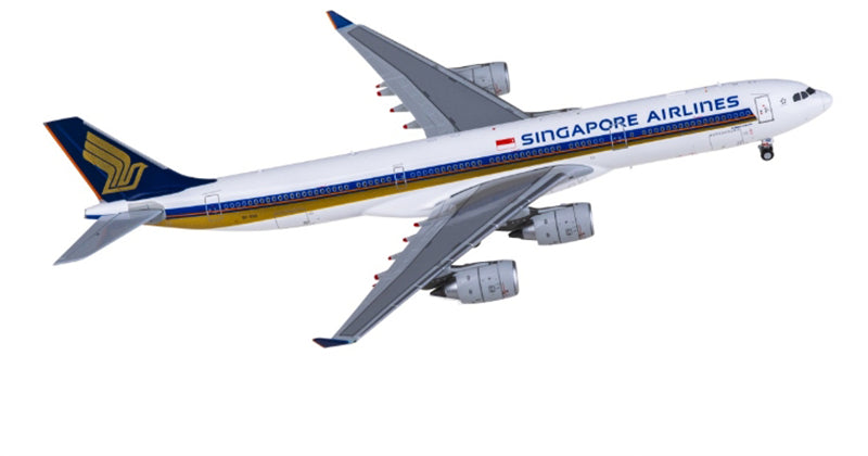 Hxmodels Singapore Airlines for Airbus A340-500 9V-SGD 1:400 Aircraft Pre-built Airliner Model Display